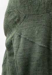 Oversized Open Front Wool Blend Knit Cardigan