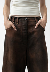 Over dyed Drop Seat Tapered Balloon Leg Pants