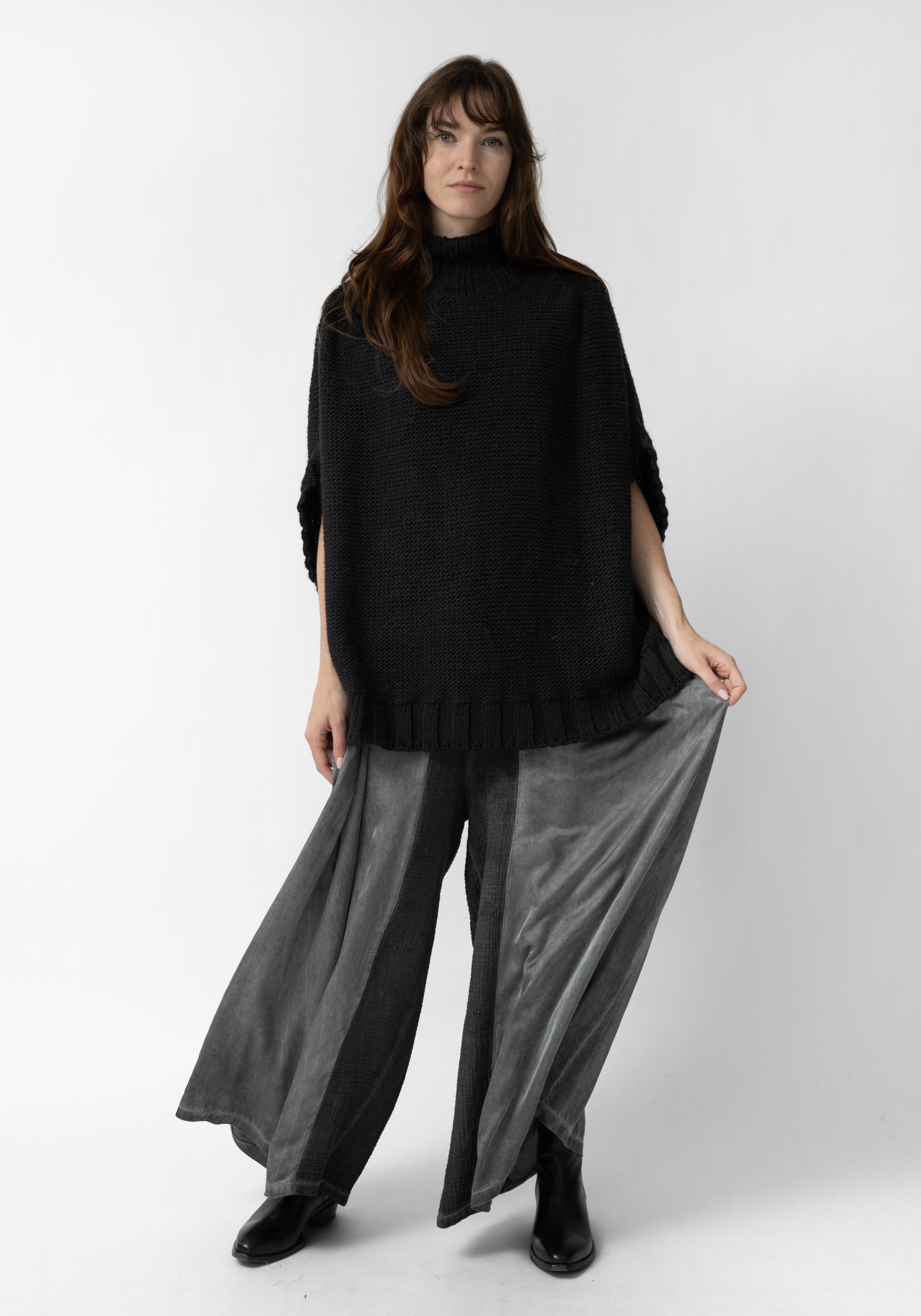 Paneled Wide Leg Pants - December Thieves
