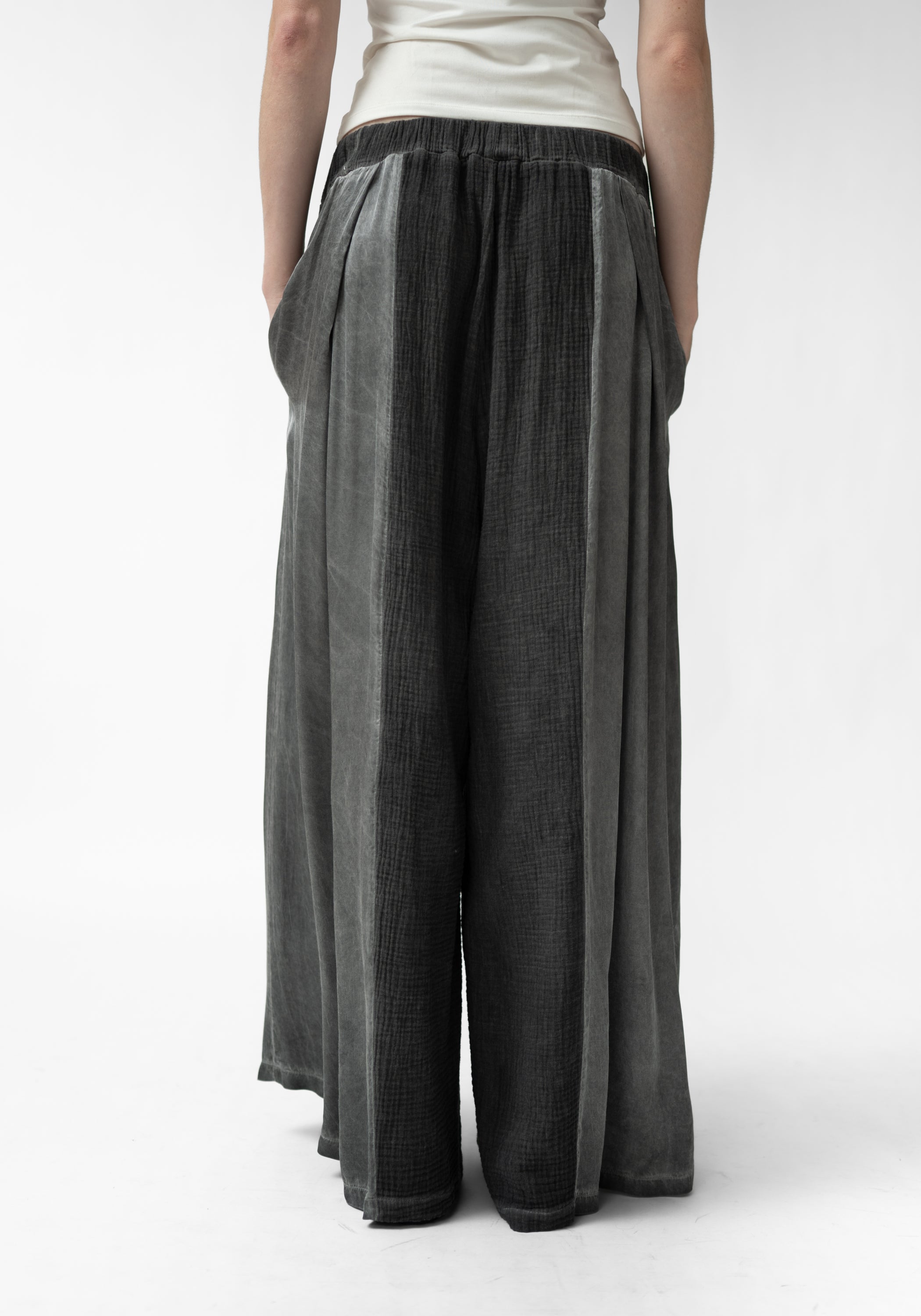 Paneled Wide Leg Pants - December Thieves