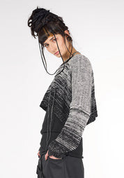 Bobby Drop Shoulder Cropped Knit Top