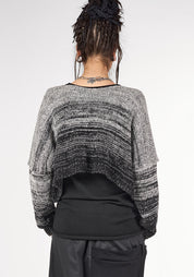 Bobby Drop Shoulder Cropped Knit Top