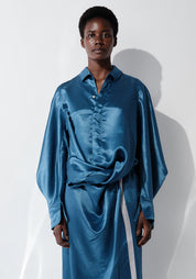 DK29-07-B03 Draped Blouse - December Thieves