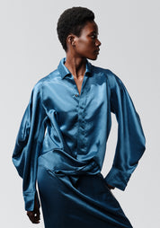 DK29-07-B03 Draped Blouse - December Thieves