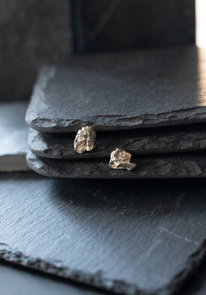 Small Sterling Silver Cluster Studs