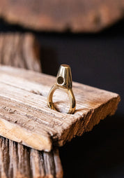 Brass Fanaka Ring