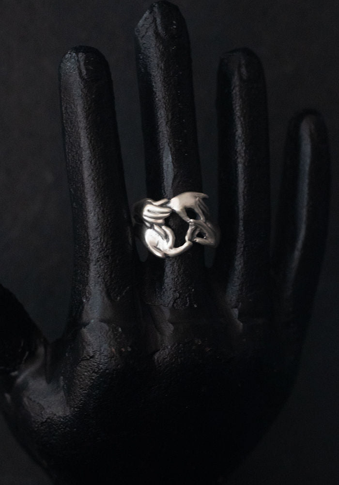 Sterling Silver Mani Ring