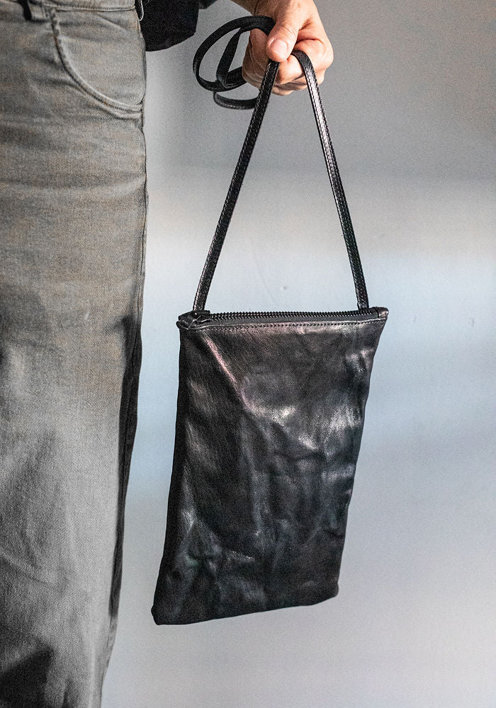 Large Black Leather Tote