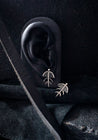 House of Snakes Sterling Silver Trilobite Post Earrings