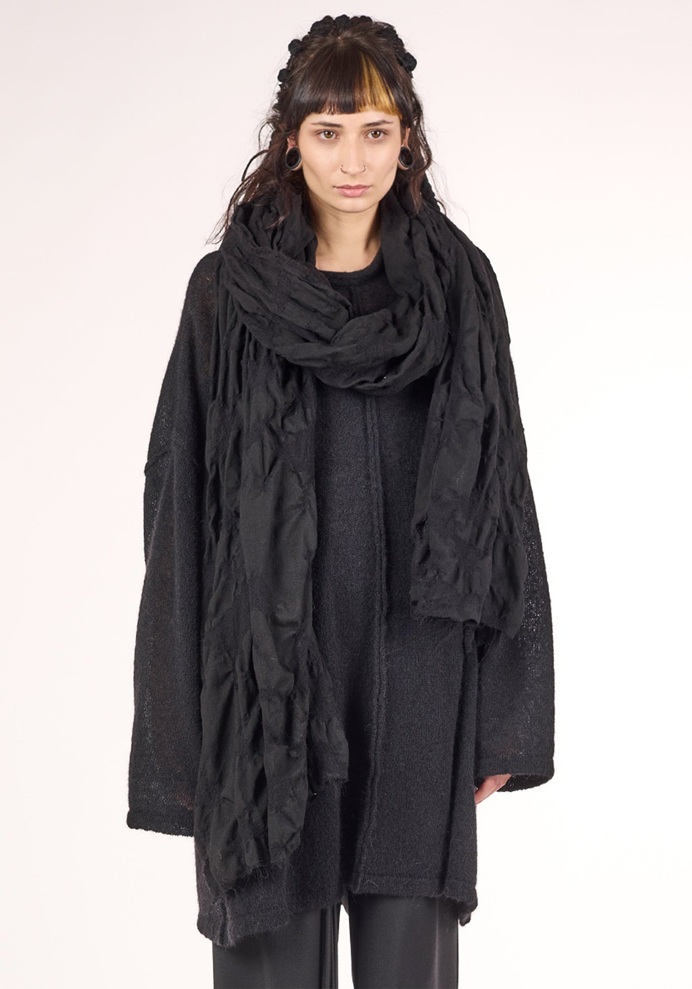 Felted Wool Maxi Scarf