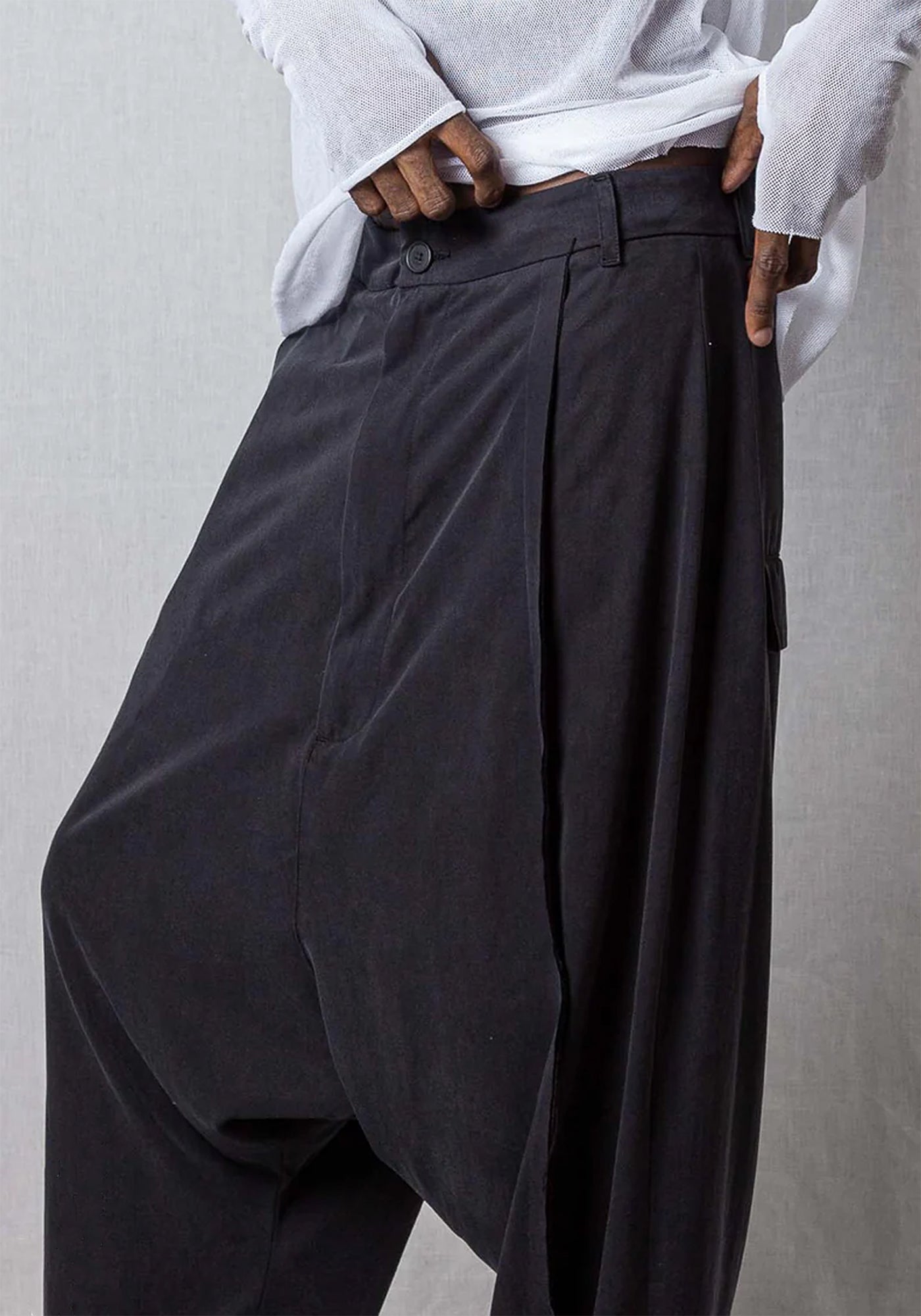 Fluid Tencel Wide Trousers