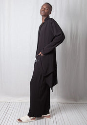 Georgette Fluid Penguin Coat