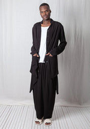 Georgette Fluid Penguin Coat