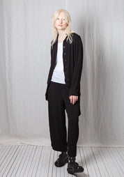 Georgette Fluid Penguin Coat