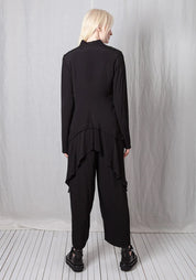 Georgette Fluid Penguin Coat