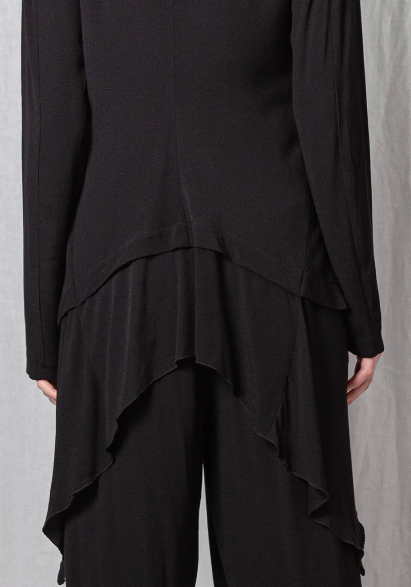Georgette Fluid Penguin Coat