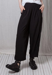 Crepe Georgette Casual Pull-On Trousers