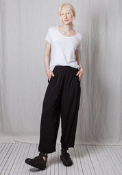 Crepe Georgette Casual Pull-On Trousers