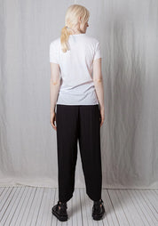 Crepe Georgette Casual Pull-On Trousers