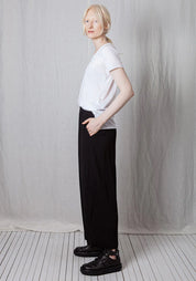 Crepe Georgette Casual Pull-On Trousers