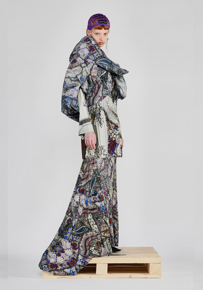 Barbara Bologna Ornate Printed Maxi Skirt | December Thieves