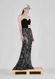 Barbara Bologna Ornate Printed Maxi Skirt | December Thieves