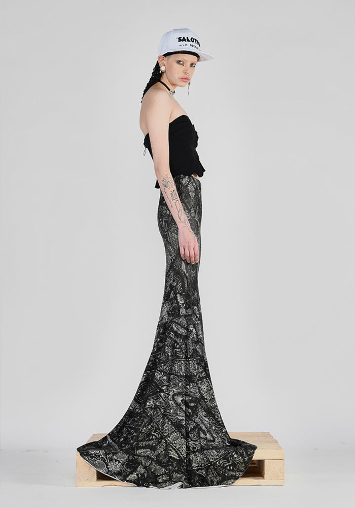 Barbara Bologna Ornate Printed Maxi Skirt | December Thieves