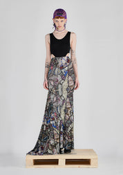 Barbara Bologna Ornate Printed Maxi Skirt | December Thieves