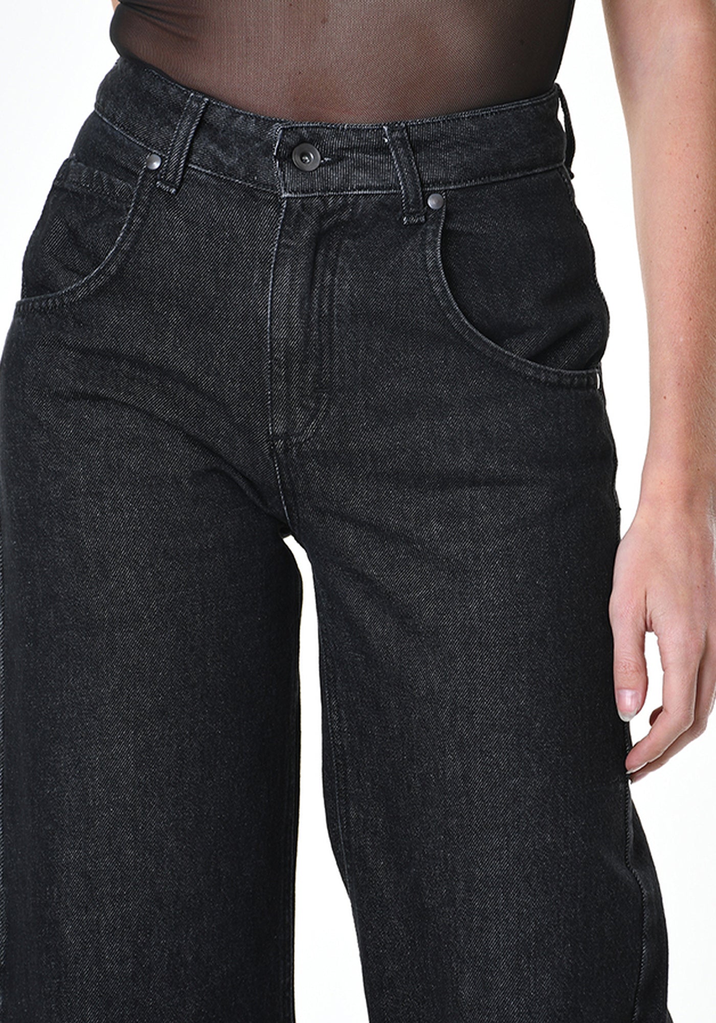 Classic Straight Leg Denim Jeans