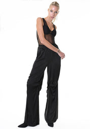 Slinky Draped Detail Pants