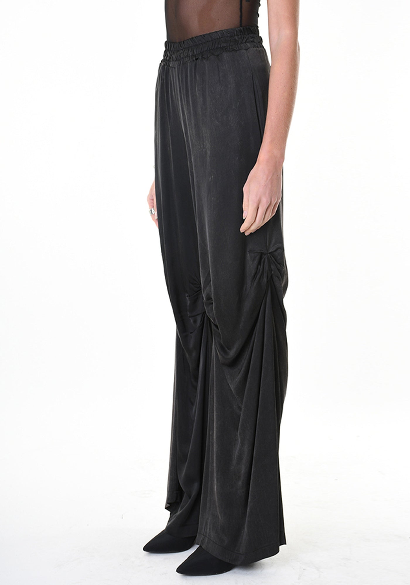 Slinky Draped Detail Pants