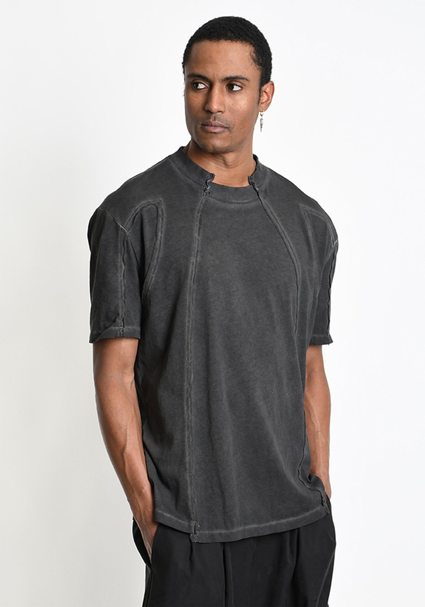 M1295 Paneled Over-Dyed T-Shirt - December Thieves