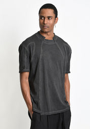 M1295 Paneled Over-Dyed T-Shirt - December Thieves