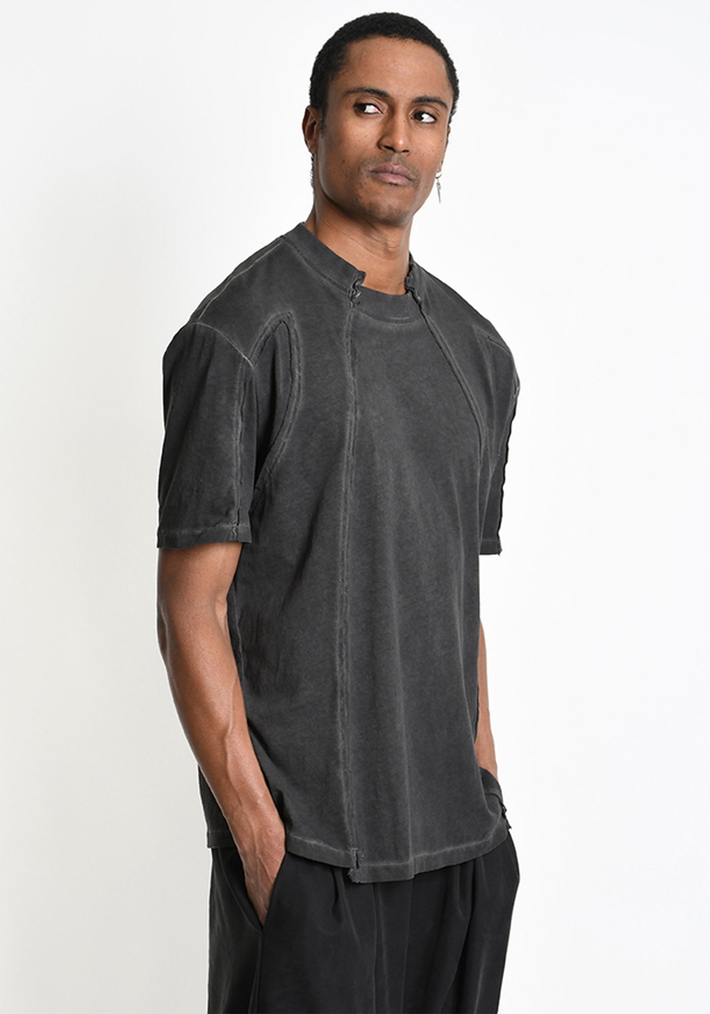 M1295 Paneled Over-Dyed T-Shirt - December Thieves