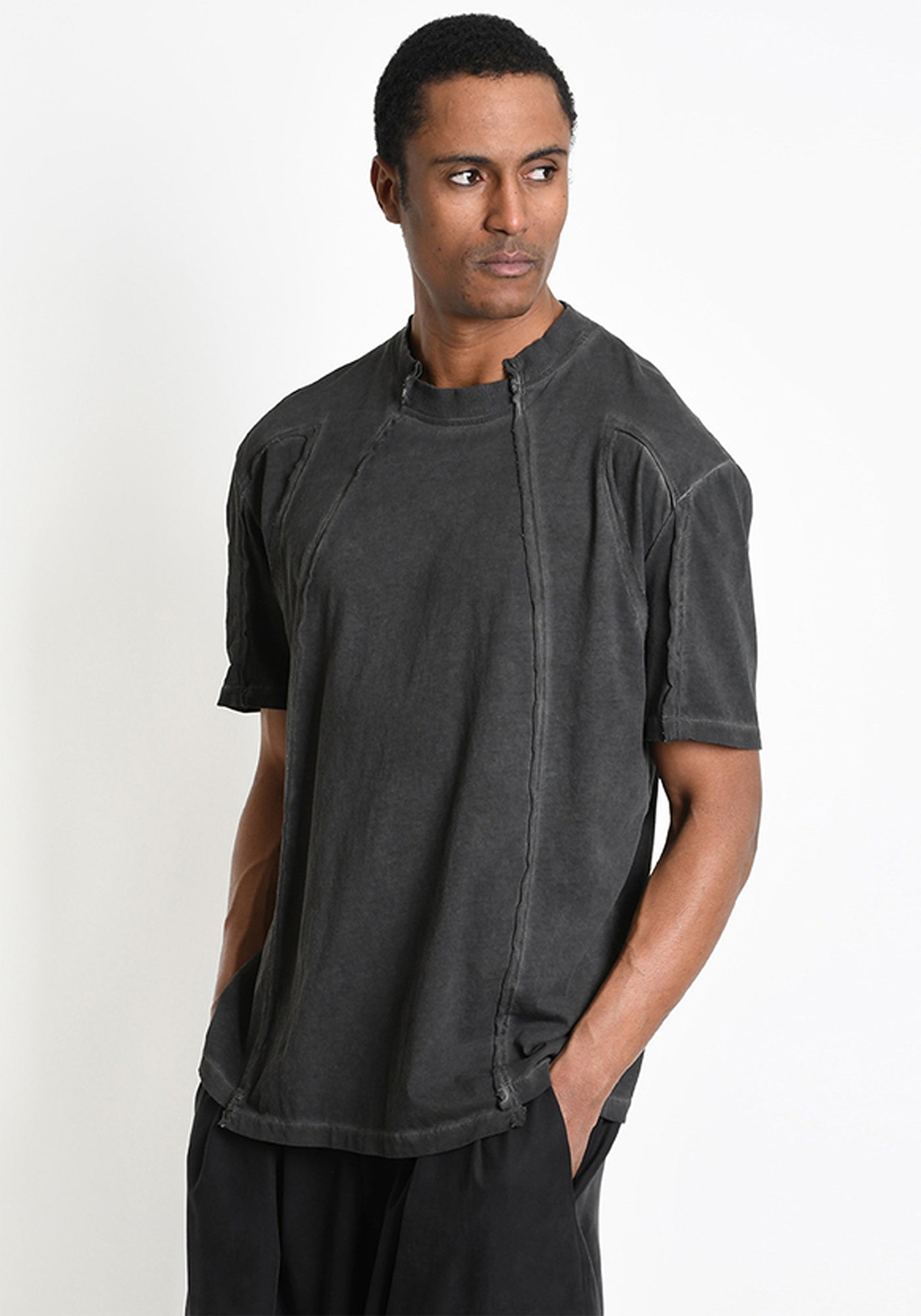 M1295 Paneled Over-Dyed T-Shirt - December Thieves