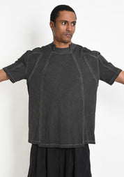 M1295 Paneled Over-Dyed T-Shirt - December Thieves
