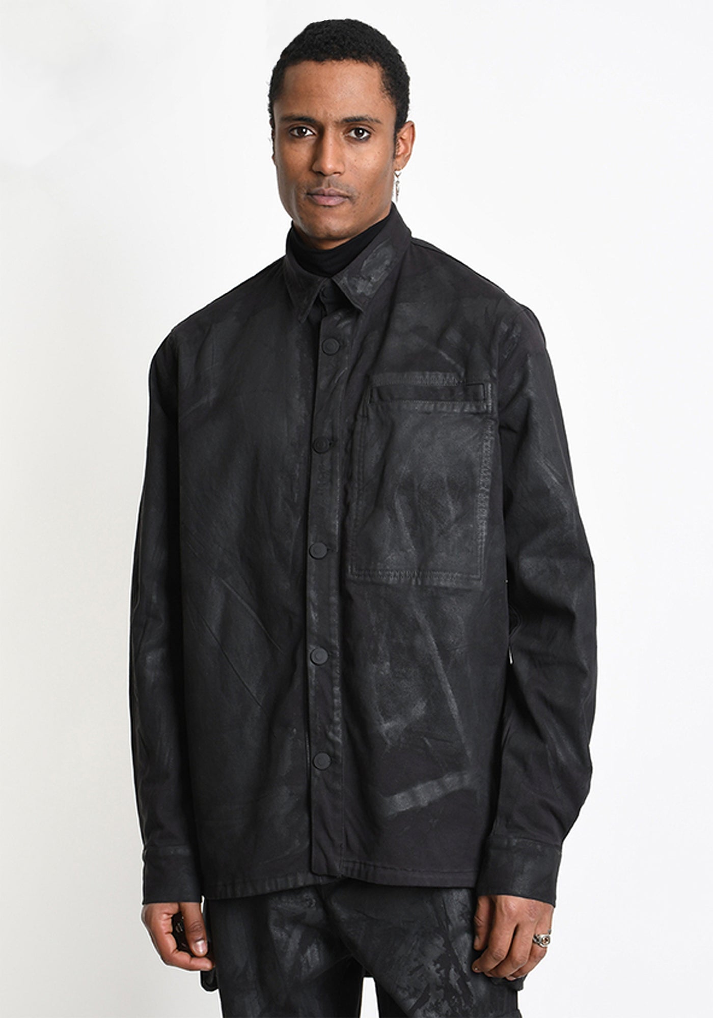 M1310 Coated Oversized Blazer - December Thieves