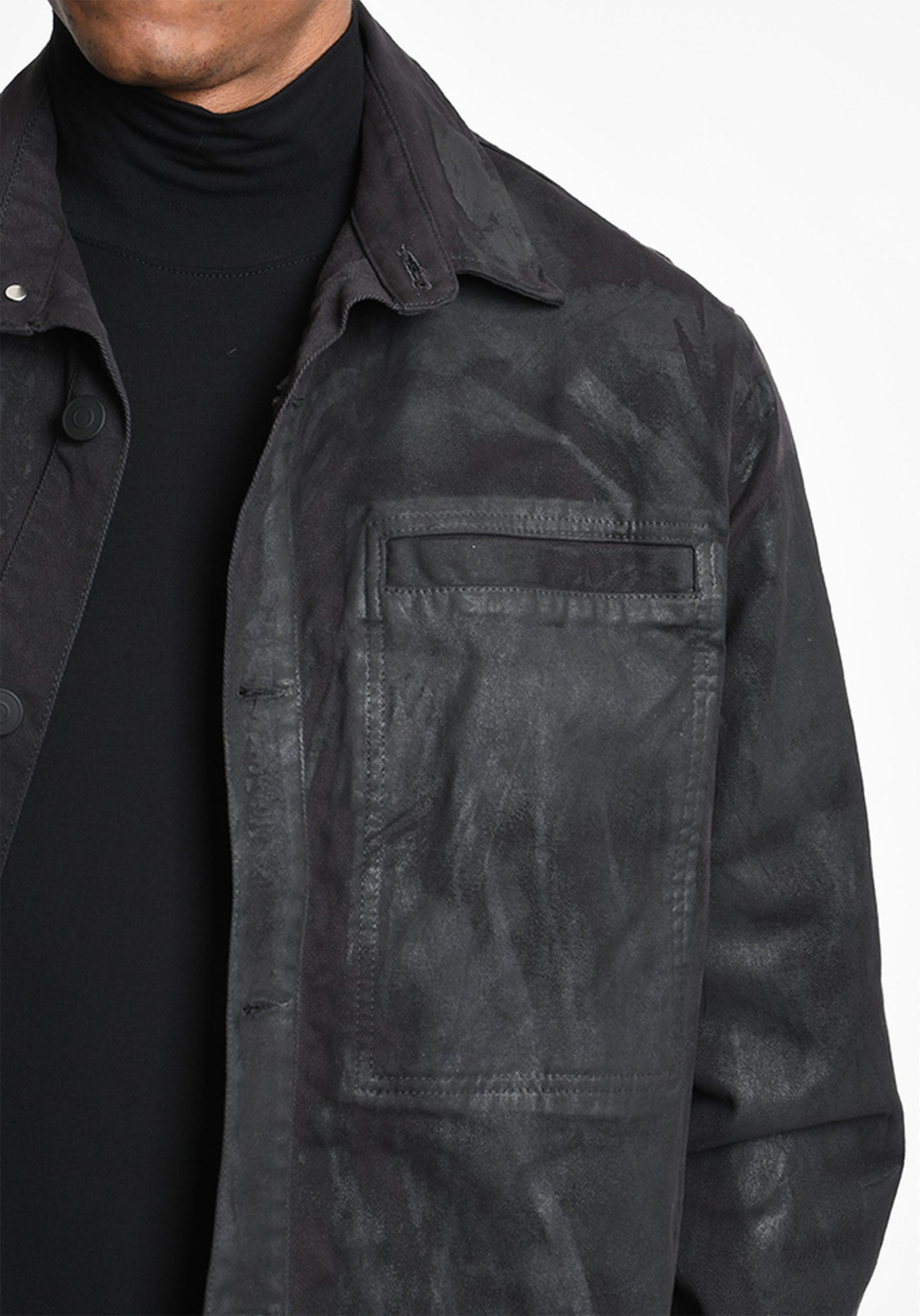 M1310 Coated Oversized Blazer - December Thieves