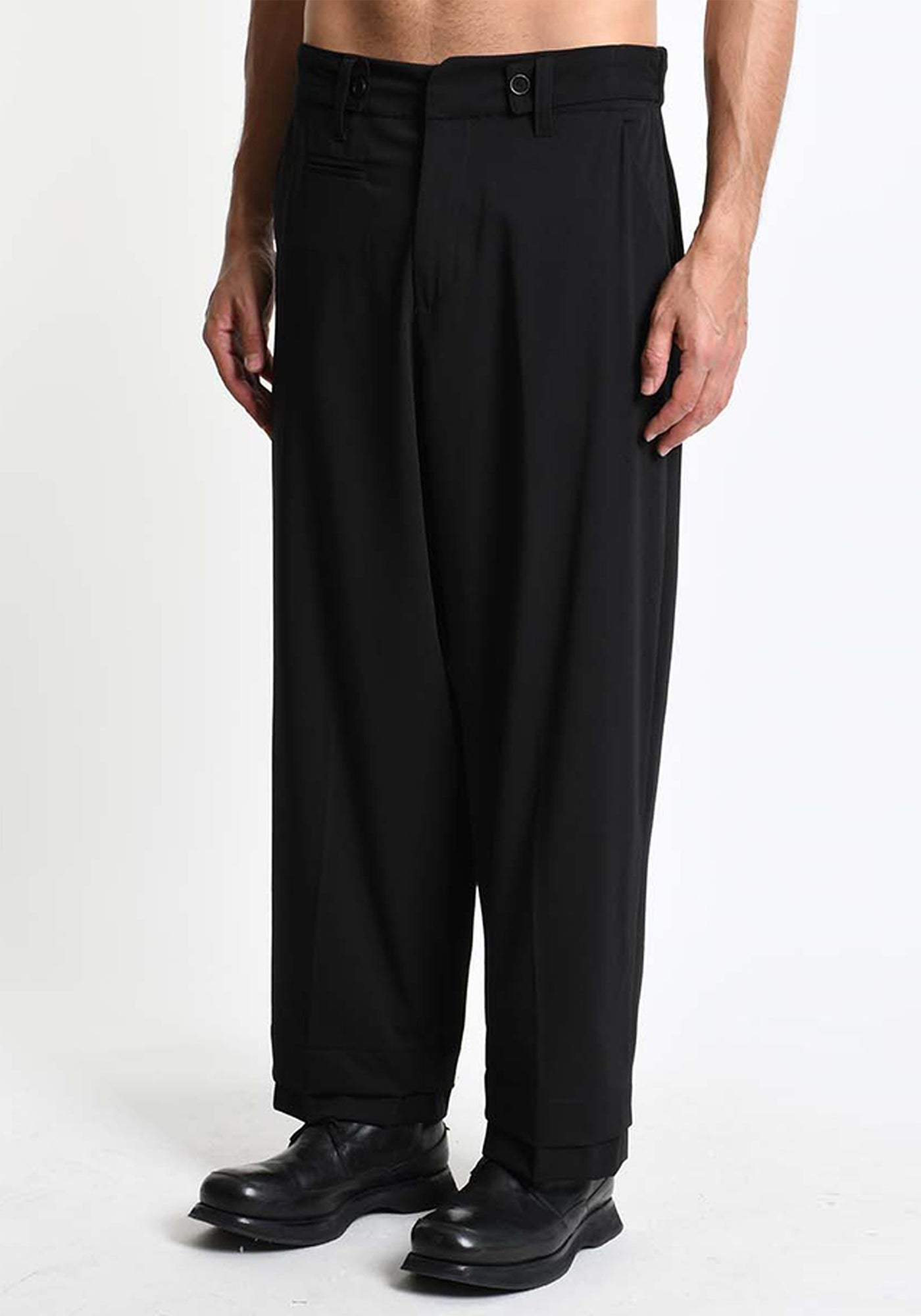 M1317 Tapered Wool Blend Pants-- check material comp - December Thieves