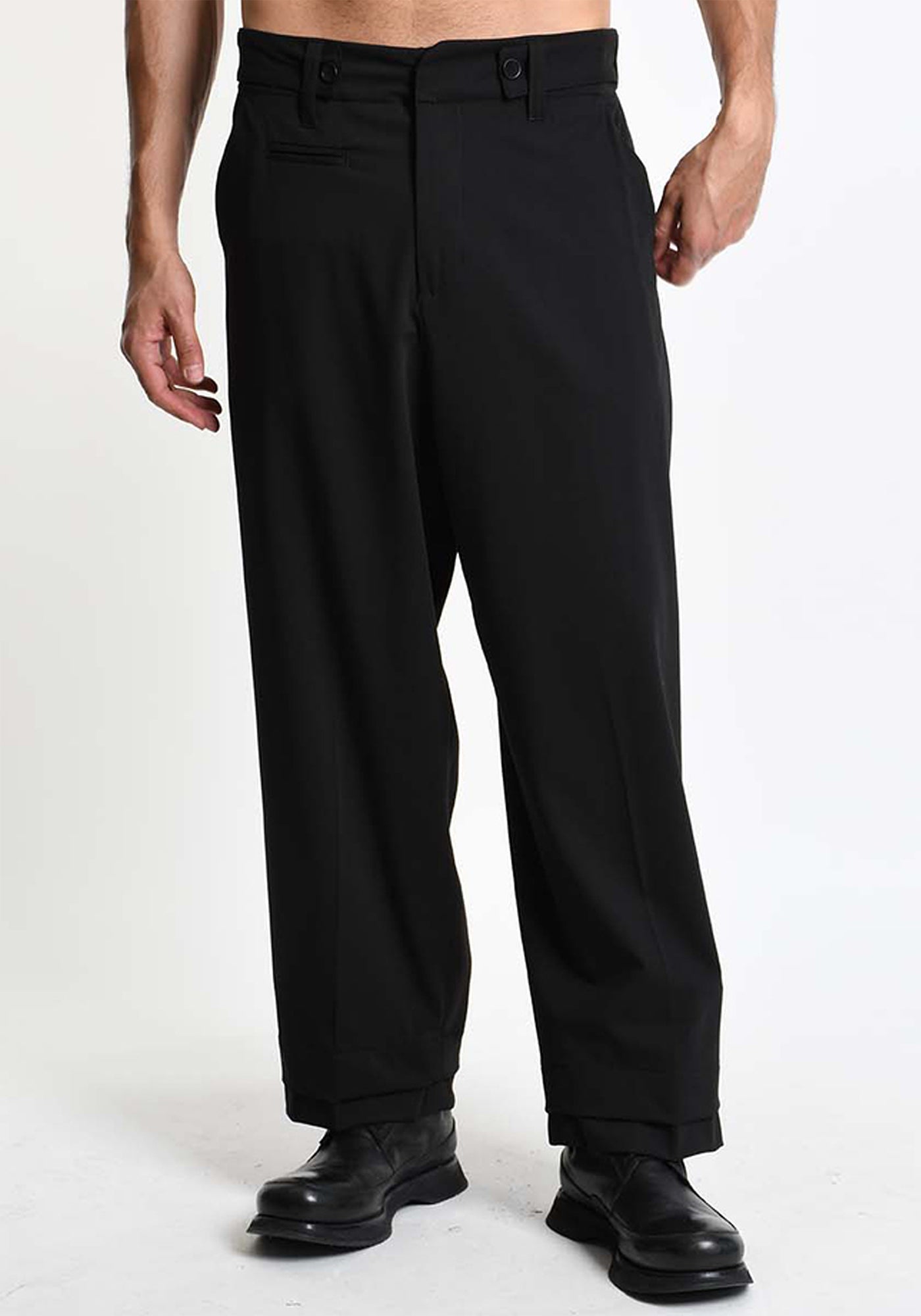 M1317 Tapered Wool Blend Pants-- check material comp - December Thieves