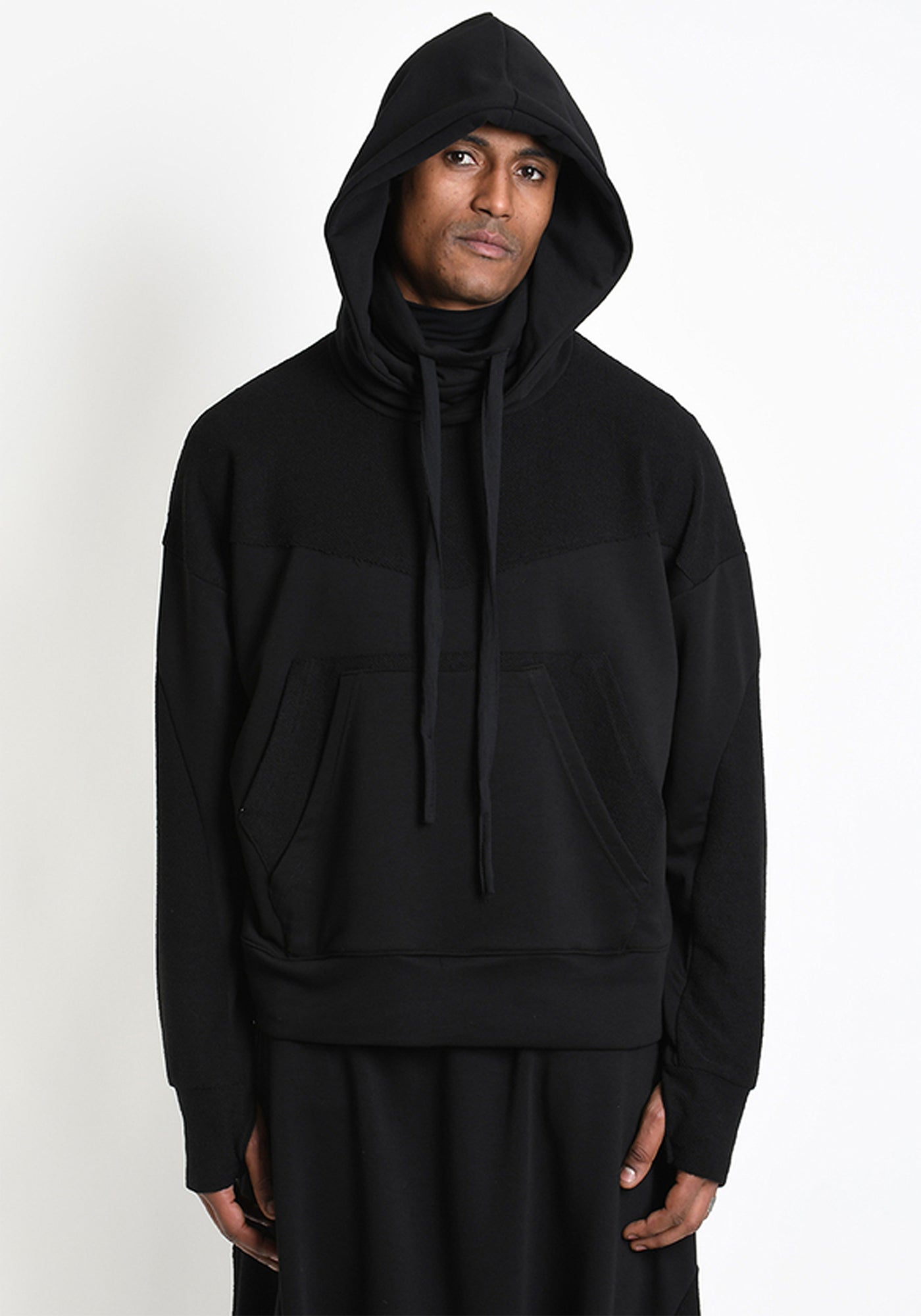 M1335 Oversized Layered Hoodie Sweatshirt - December Thieves