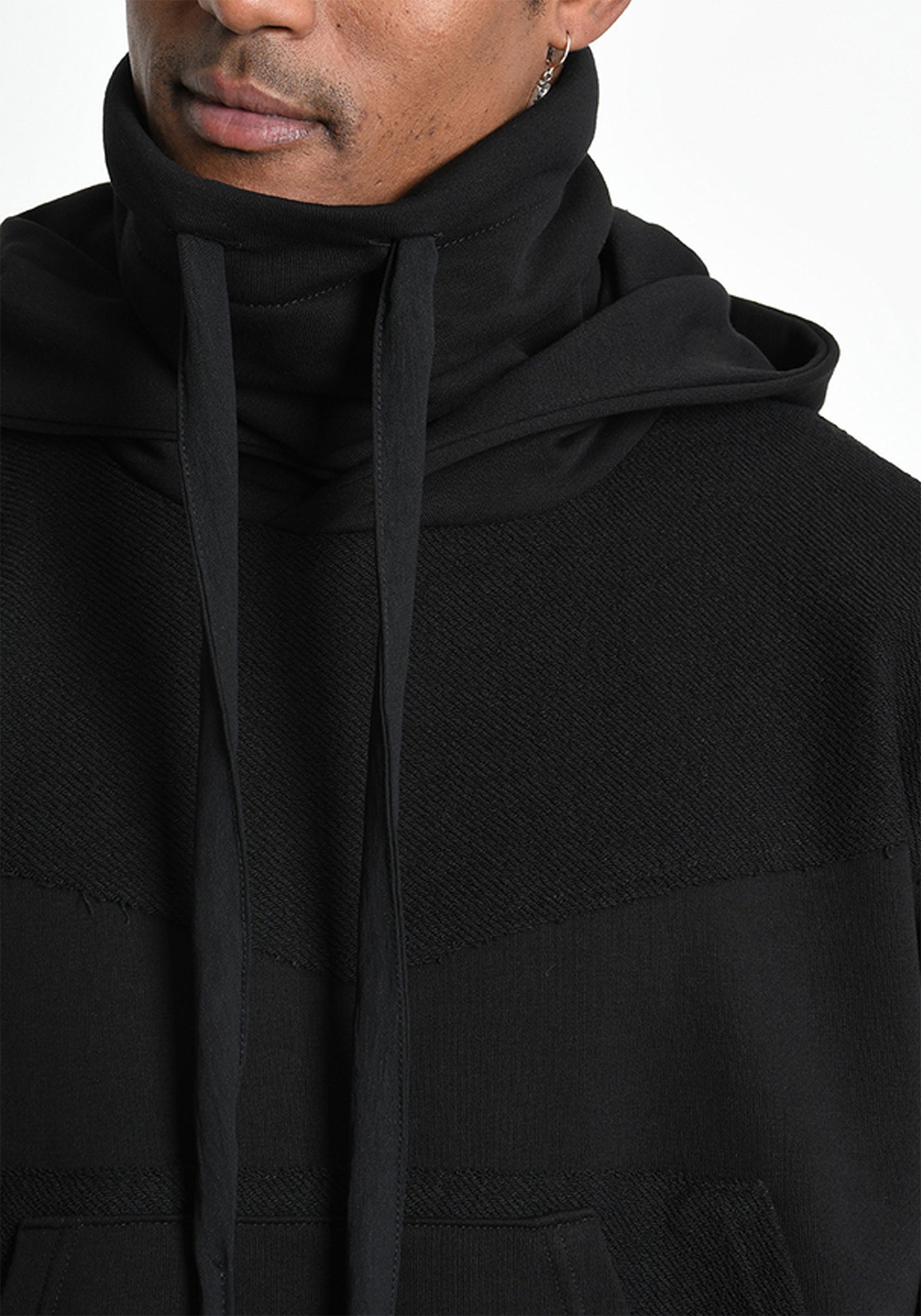 M1335 Oversized Layered Hoodie Sweatshirt - December Thieves