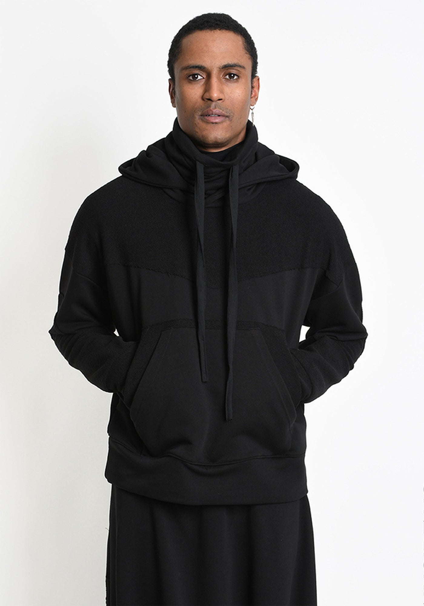 M1335 Oversized Layered Hoodie Sweatshirt - December Thieves