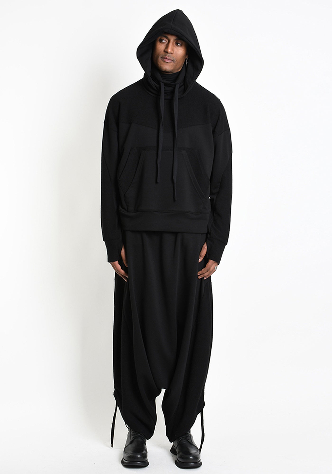 M1335 Oversized Layered Hoodie Sweatshirt - December Thieves