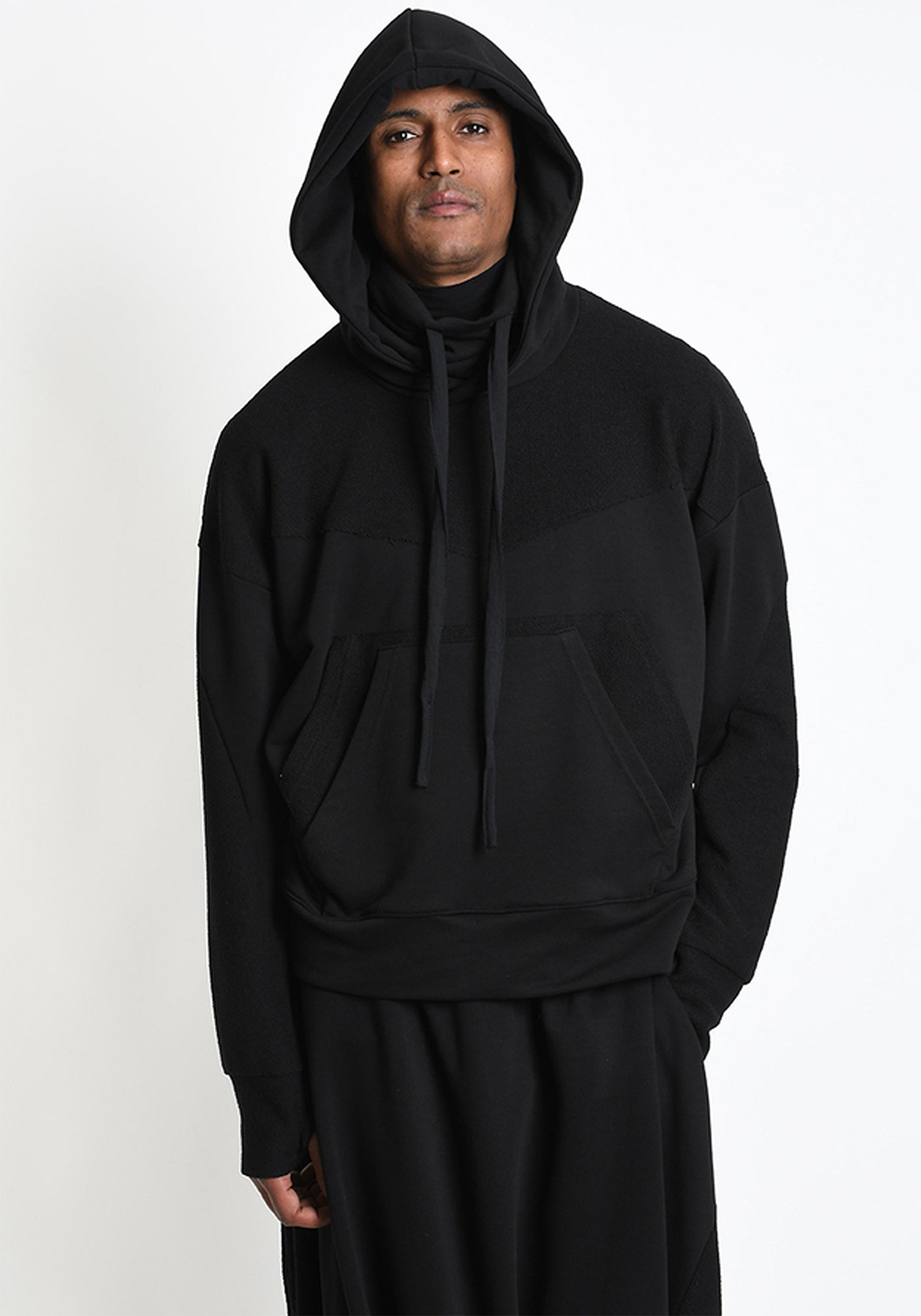 M1335 Oversized Layered Hoodie Sweatshirt - December Thieves