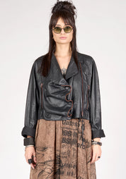 NB 2130 Myra Coated Cropped Jacket - December Thieves