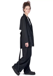 Naia Tie Waist Cut Out Detail Blazer