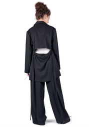 Naia Tie Waist Cut Out Detail Blazer