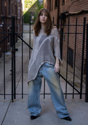Relaxed Coated Bolo Jeans