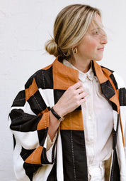 Plaid Quilted Patchwork Jacket